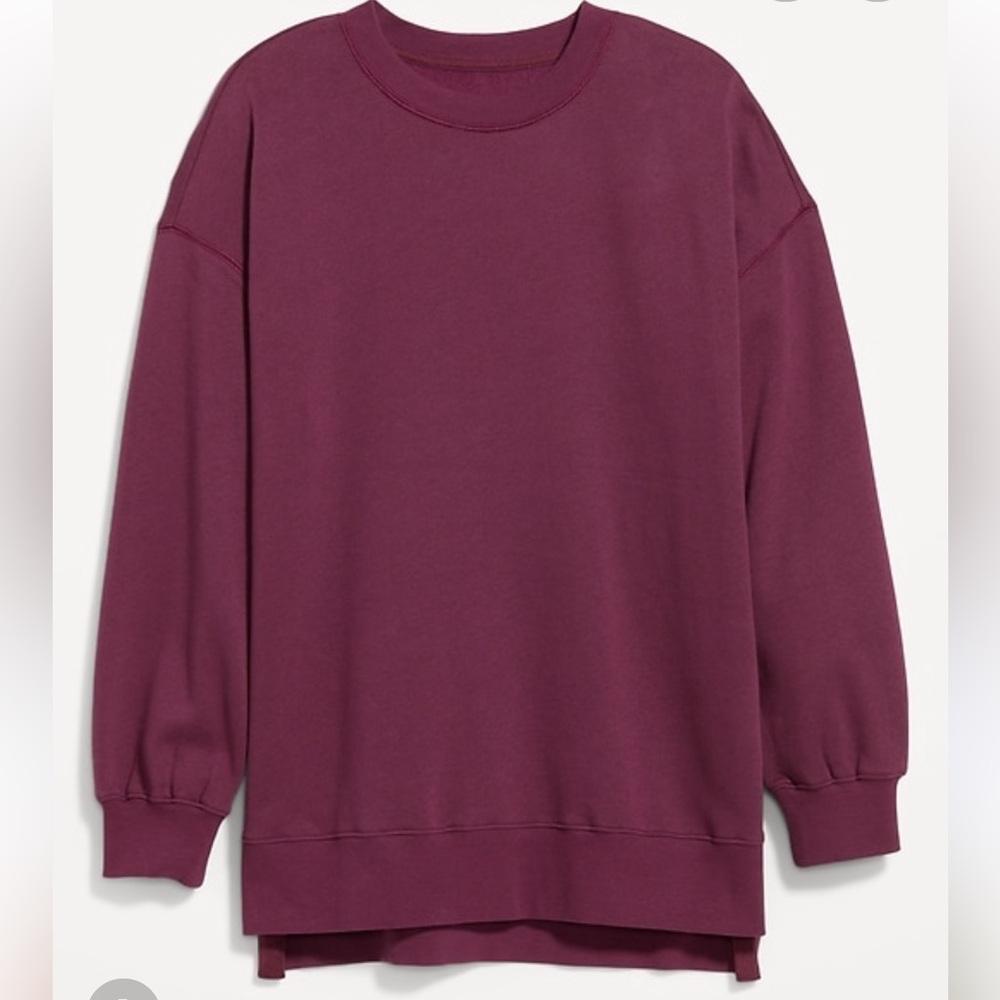 Old Navy SoComfy Burgundy Sweatershirt - Picture 2 of 3